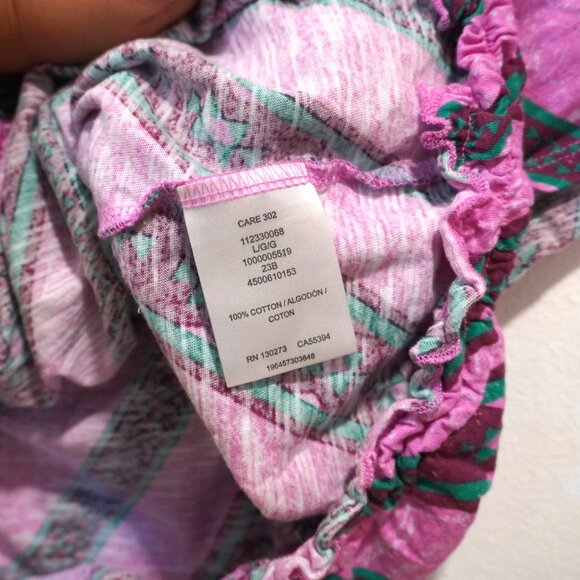 Wrangler Retro Pink Aztec Crop Top - Picture 6 of 8